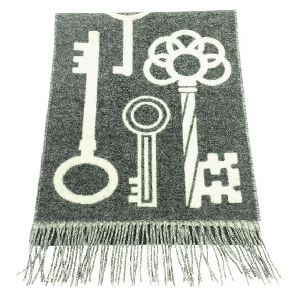 HERMES Gray Scarf - Picture 1 of 6